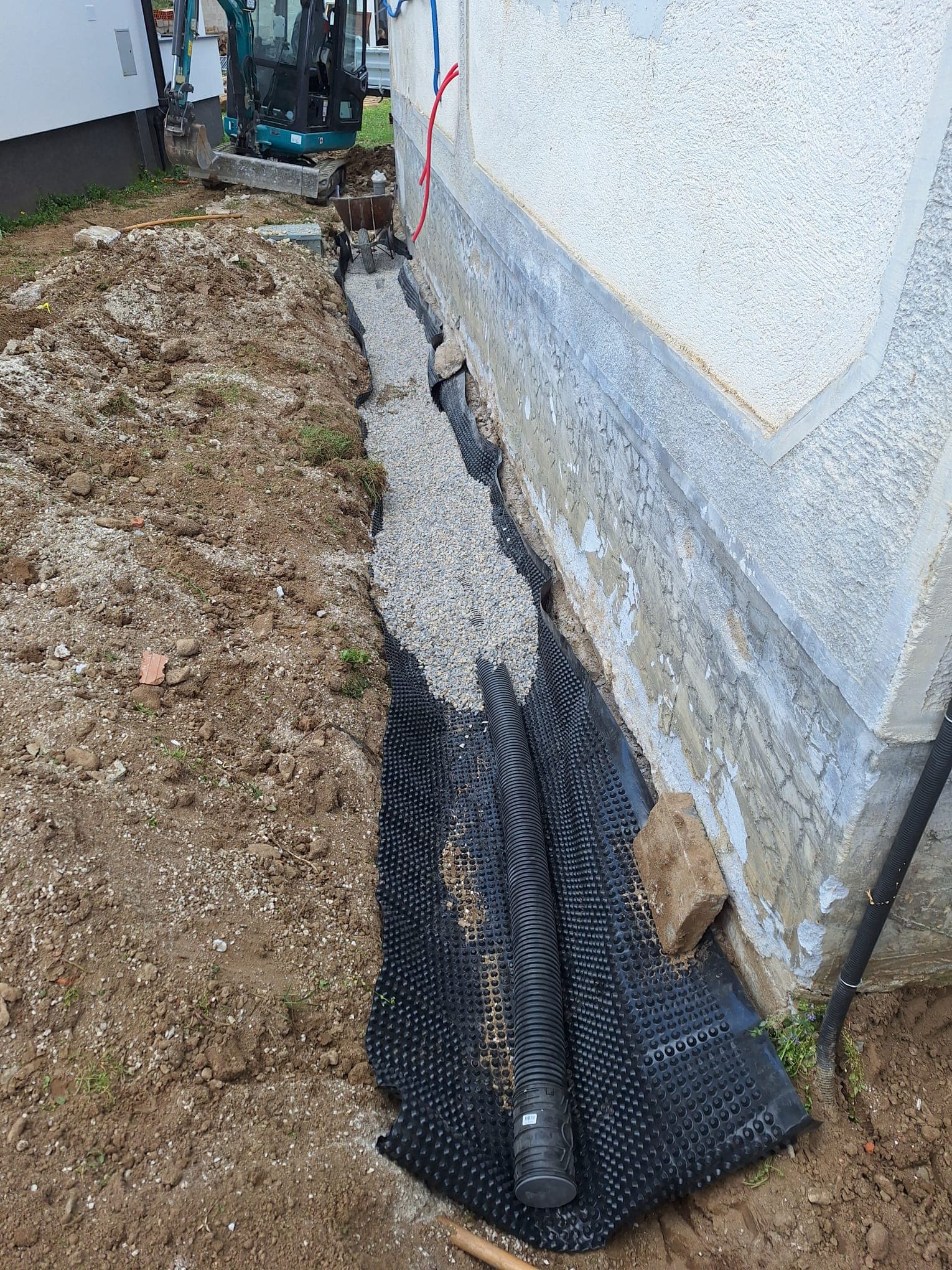 Foundation Excavation for House