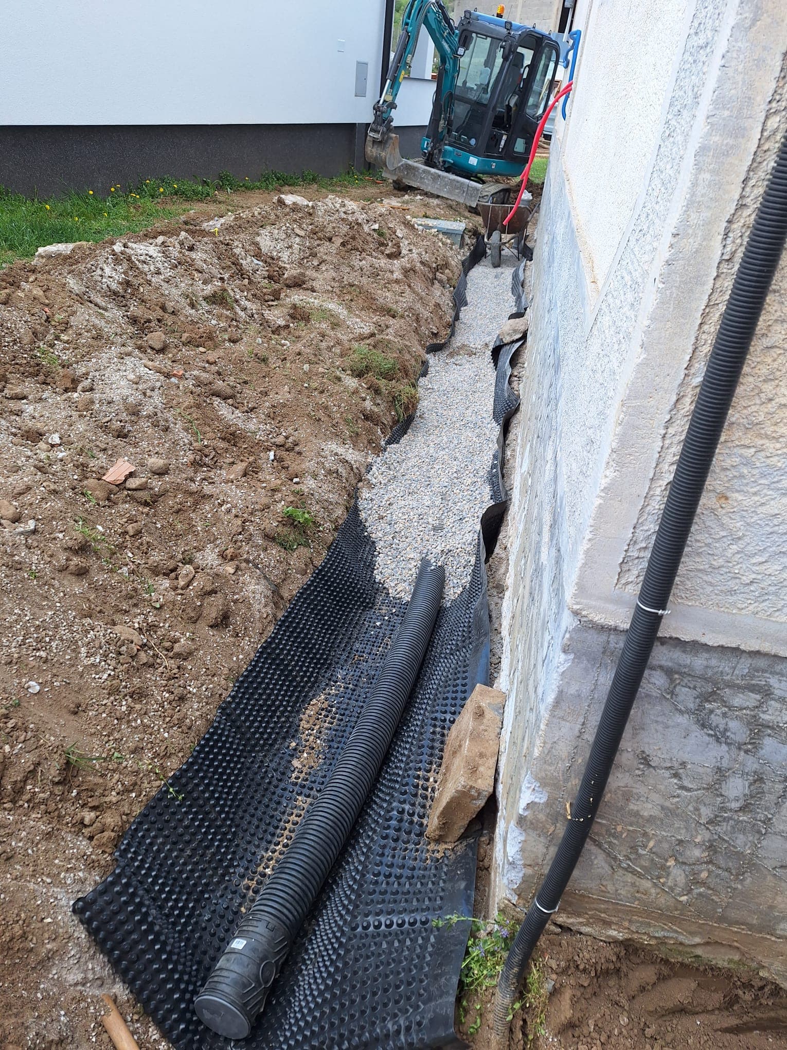 Foundation Excavation for House