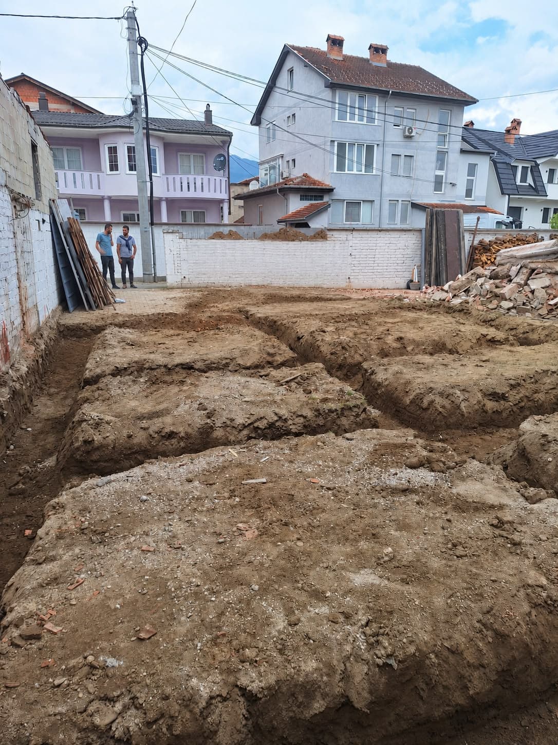 Foundation Excavation for House